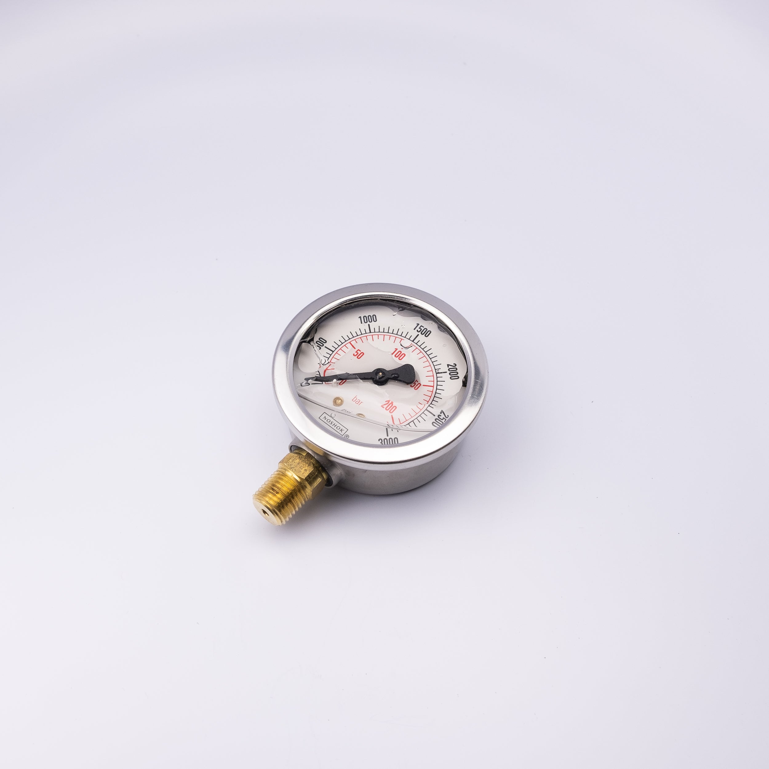 25.901.3000 (0-3000 PSI), Ss Housing, 2 1/2" - Mathers Controls