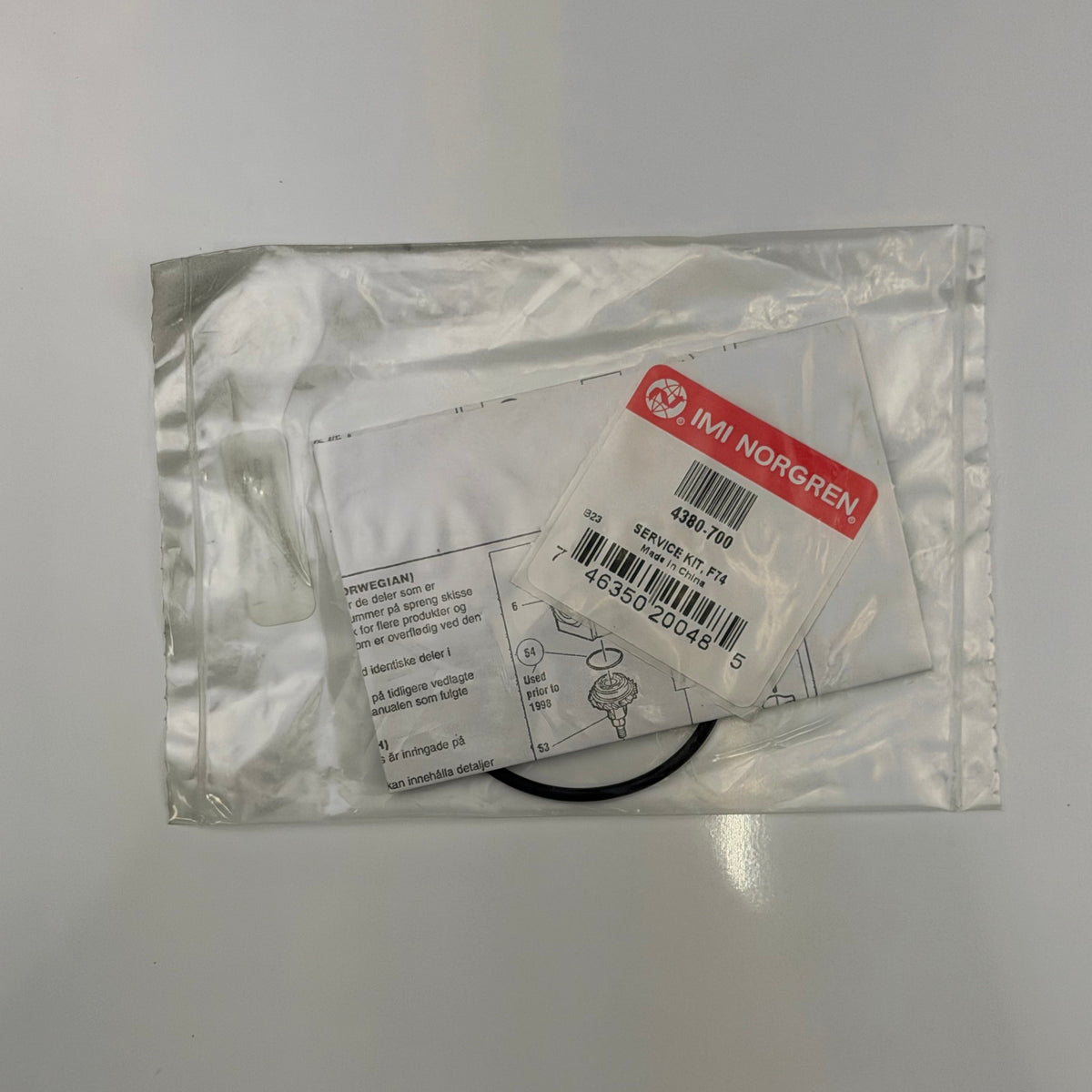 4380-700 REPAIR KIT-FILTER, TYPE F74G - Mathers Controls