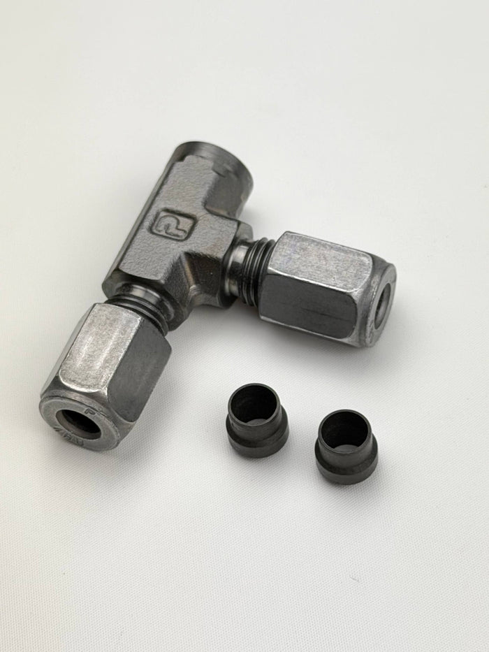 4-MBU-S FITTING- TEE, RUN, FEMALE