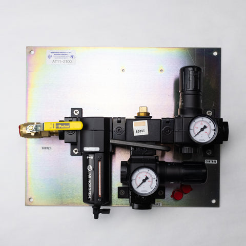 AT11-1100 Air Treatment Panel, One Regulator - Mathers Controls