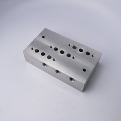 SJ7-0202 MANIFOLD BLOCK-ANODIZED - Mathers Controls